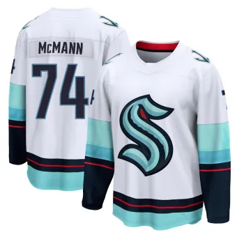 Men's Bobby McMann Seattle Kraken Away Jersey - White Breakaway