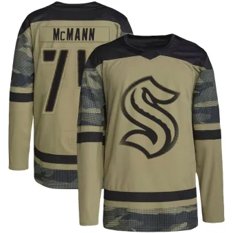 Men's Bobby McMann Seattle Kraken Military Appreciation Practice Jersey - Camo Authentic