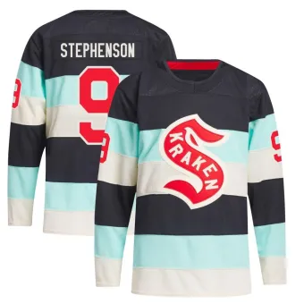 Men's Chandler Stephenson Seattle Kraken Deep Sea 2024 Winter Classic Primegreen Jersey - Blue Authentic