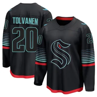 Men's Eeli Tolvanen Seattle Kraken Alternate Jersey - Black Breakaway