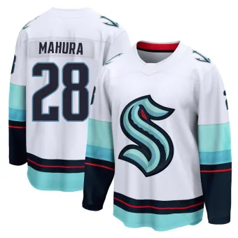 Men's Joshua Mahura Seattle Kraken Away Jersey - White Breakaway