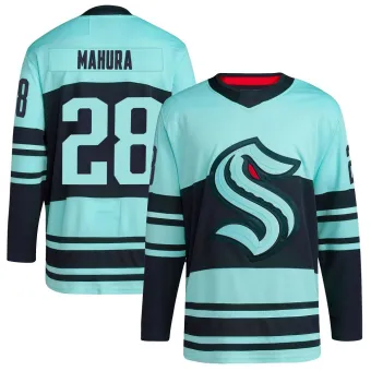 Men's Joshua Mahura Seattle Kraken Reverse Retro 2.0 Jersey - Teal Authentic