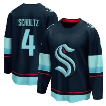 Men's Justin Schultz Seattle Kraken Home Jersey - Navy Breakaway