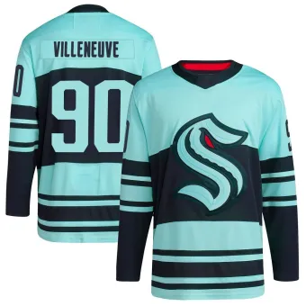 Men's Nathan Villeneuve Seattle Kraken Reverse Retro 2.0 Jersey - Teal Authentic