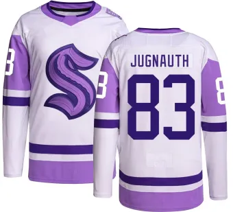 Men's Tyson Jugnauth Seattle Kraken Hockey Fights Cancer Jersey - Authentic
