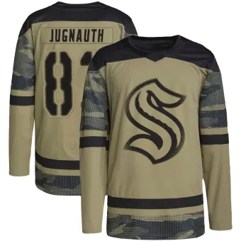 Men's Tyson Jugnauth Seattle Kraken Military Appreciation Practice Jersey - Camo Authentic