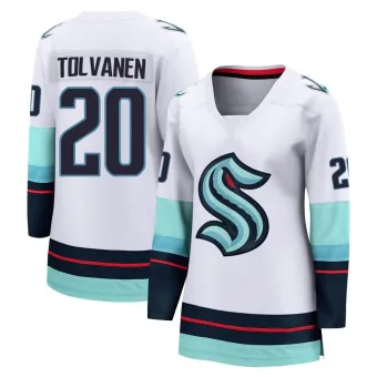 Women's Eeli Tolvanen Seattle Kraken Away Jersey - White Breakaway