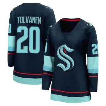 Women's Eeli Tolvanen Seattle Kraken Home Jersey - Navy Breakaway