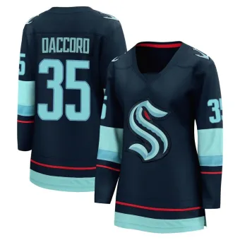 Women's Joey Daccord Seattle Kraken Home Jersey - Navy Breakaway