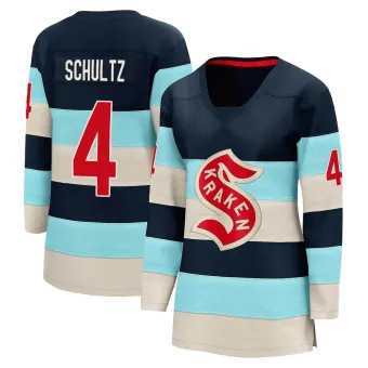 Women's Justin Schultz Seattle Kraken Deep Sea 2024 Winter Classic Jersey - Blue Breakaway