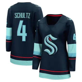 Women's Justin Schultz Seattle Kraken Home Jersey - Navy Breakaway