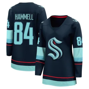 Women's Kaden Hammell Seattle Kraken Home Jersey - Navy Breakaway