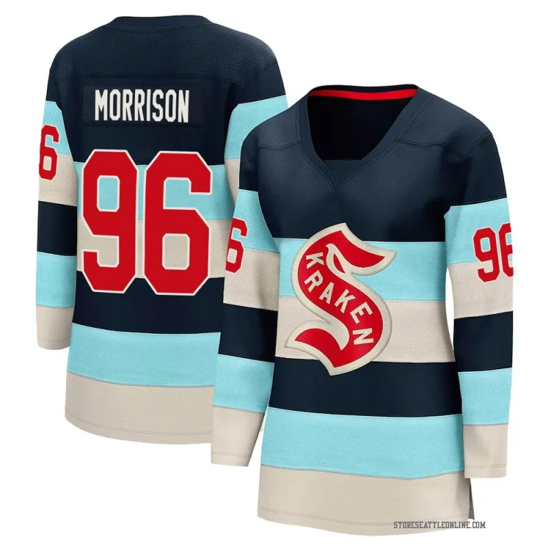Women's Logan Morrison Seattle Kraken Deep Sea 2024 Winter Classic Jersey - Blue Breakaway