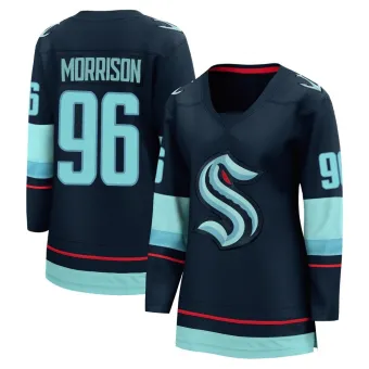 Women's Logan Morrison Seattle Kraken Home Jersey - Navy Breakaway