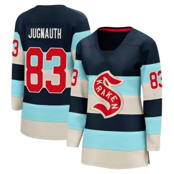 Women's Tyson Jugnauth Seattle Kraken Deep Sea 2024 Winter Classic Jersey - Blue Breakaway