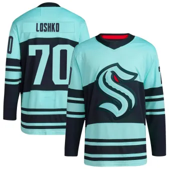 Youth Andrei Loshko Seattle Kraken Reverse Retro 2.0 Jersey - Teal Authentic