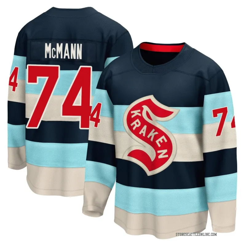 Youth Bobby McMann Seattle Kraken Deep Sea 2024 Winter Classic Jersey - Blue Breakaway