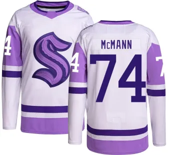 Youth Bobby McMann Seattle Kraken Hockey Fights Cancer Jersey - Authentic