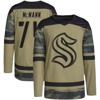 Youth Bobby McMann Seattle Kraken Military Appreciation Practice Jersey - Camo Authentic