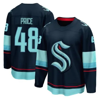 Youth Caden Price Seattle Kraken Home Jersey - Navy Breakaway
