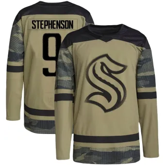 Youth Chandler Stephenson Seattle Kraken Military Appreciation Team Practice Jersey - Camo Authentic