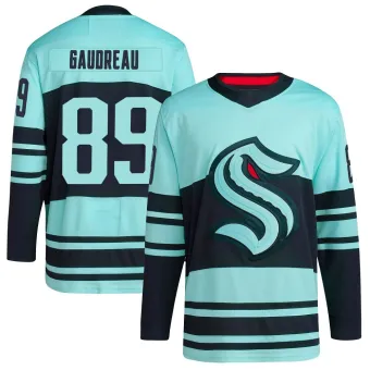 Youth Frederick Gaudreau Seattle Kraken Reverse Retro 2.0 Jersey - Teal Authentic
