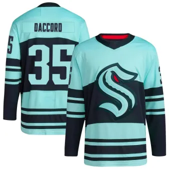 Youth Joey Daccord Seattle Kraken Reverse Retro 2.0 Jersey - Teal Authentic