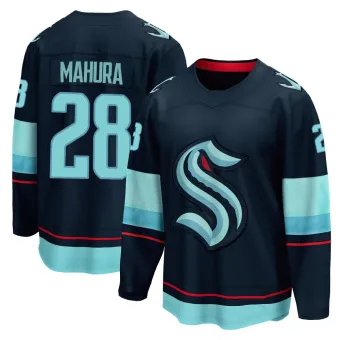 Youth Joshua Mahura Seattle Kraken Home Jersey - Navy Breakaway