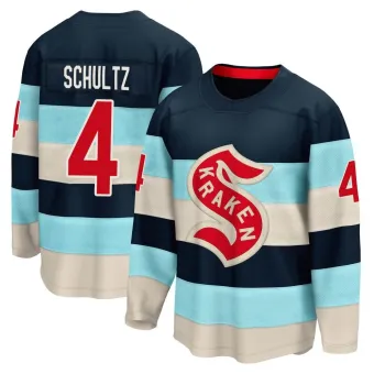 Youth Justin Schultz Seattle Kraken Deep Sea 2024 Winter Classic Jersey - Blue Breakaway