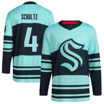 Youth Justin Schultz Seattle Kraken Reverse Retro 2.0 Jersey - Teal Authentic