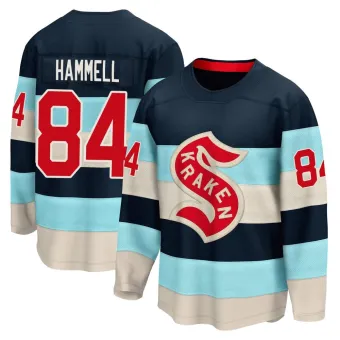 Youth Kaden Hammell Seattle Kraken Deep Sea 2024 Winter Classic Jersey - Blue Breakaway