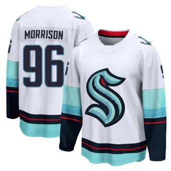 Youth Logan Morrison Seattle Kraken Away Jersey - White Breakaway