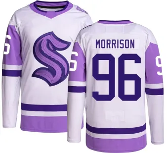 Youth Logan Morrison Seattle Kraken Hockey Fights Cancer Jersey - Authentic