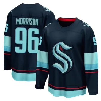 Youth Logan Morrison Seattle Kraken Home Jersey - Navy Breakaway