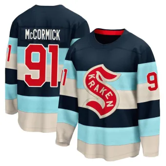 Youth Max McCormick Seattle Kraken Deep Sea 2024 Winter Classic Jersey - Blue Breakaway