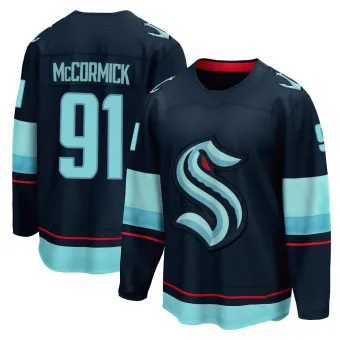 Youth Max McCormick Seattle Kraken Home Jersey - Navy Breakaway