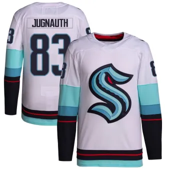 Youth Tyson Jugnauth Seattle Kraken Away Primegreen Jersey - White Authentic